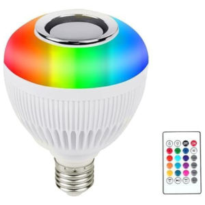 Colorful Rgb Led Musical Bulb with Bluetooth Speaker and Remote Control